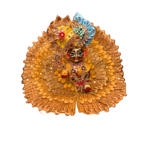 Golden Maharaja Poshak for Laddu Gopal