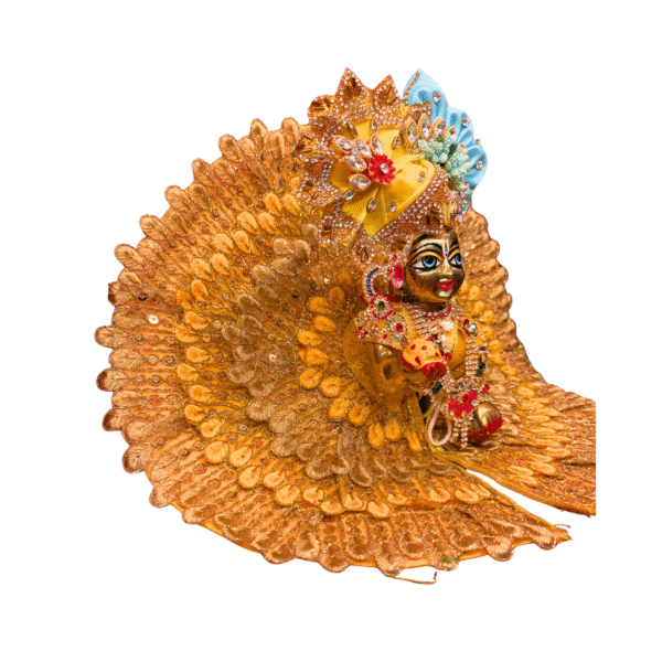 Golden Maharaja Poshak for Laddu Gopal - Image 2