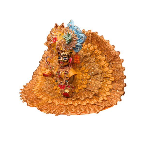 Golden Maharaja Poshak for Laddu Gopal - Image 3