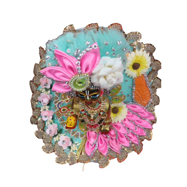 Floral Bliss Krishna Ji Dress - Image 4