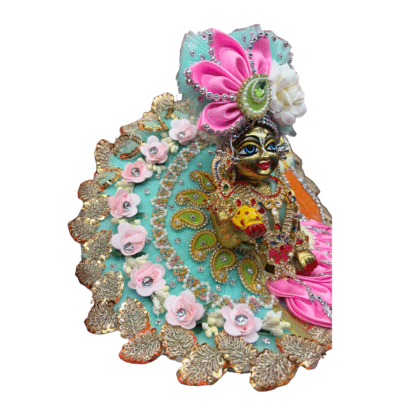 Floral Bliss Krishna Ji Dress - Image 2