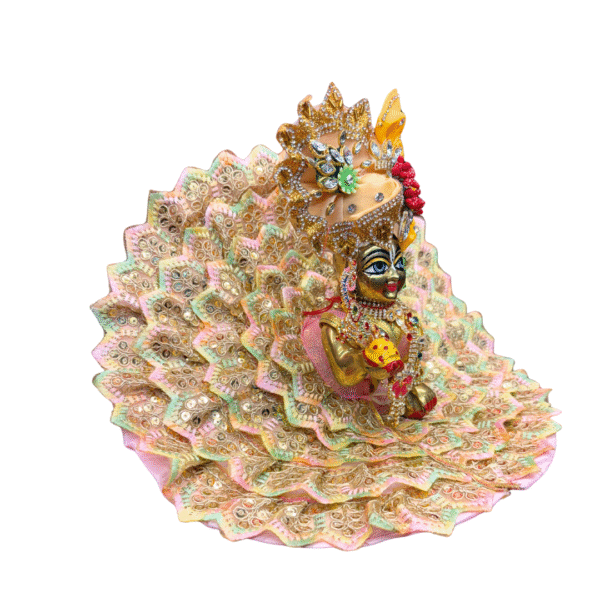 Soft Bloom Embroidered Kanha Dress - Image 3