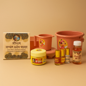 Kanha Ji bathing set
