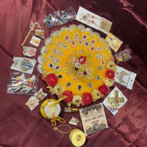 Shrishringar Basanti Bahaar Poshak with full set