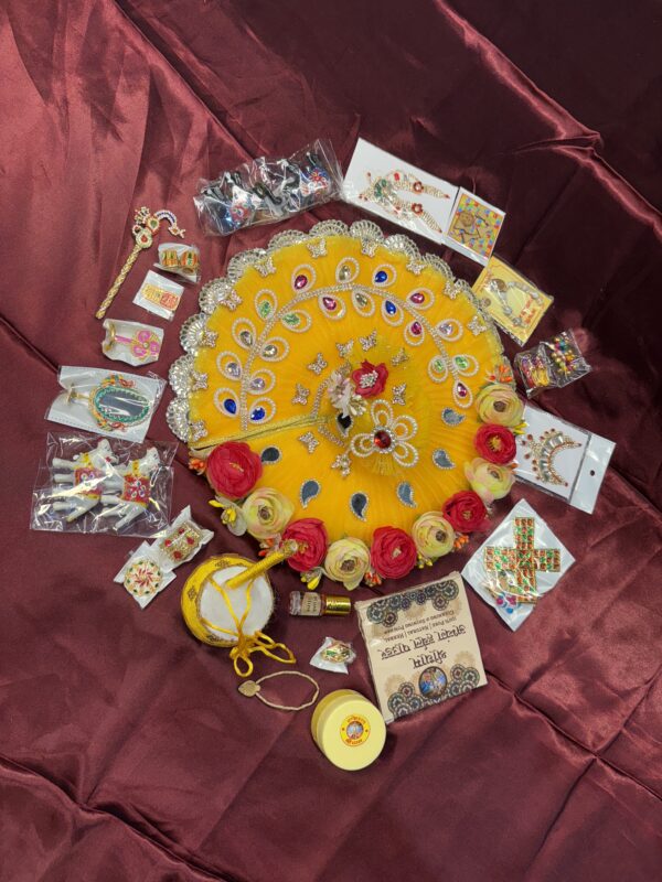 Shrishringar Basanti Bahaar Poshak with full set