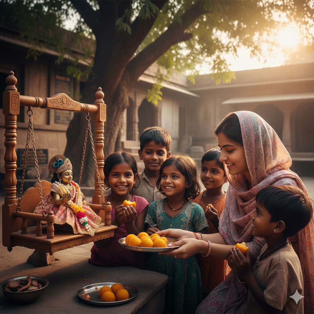Selfless love of Laddu Gopal Ji
