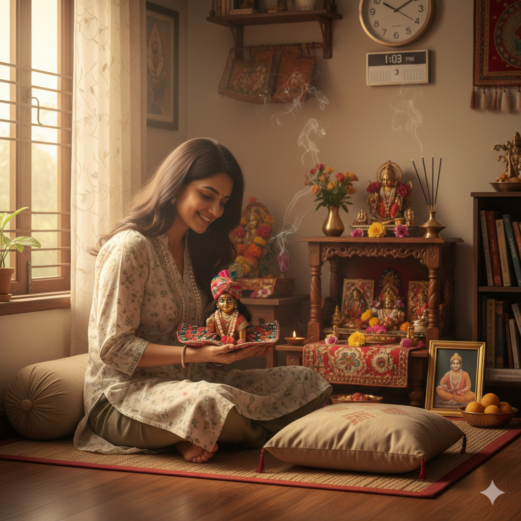 Living with Bal Krishna at Home