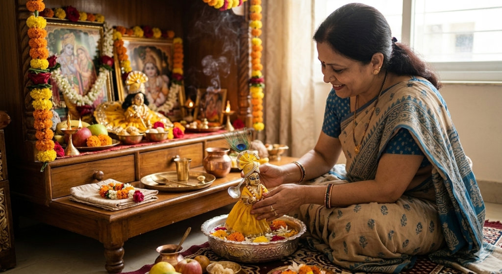 Daily Krishna Worship Guide