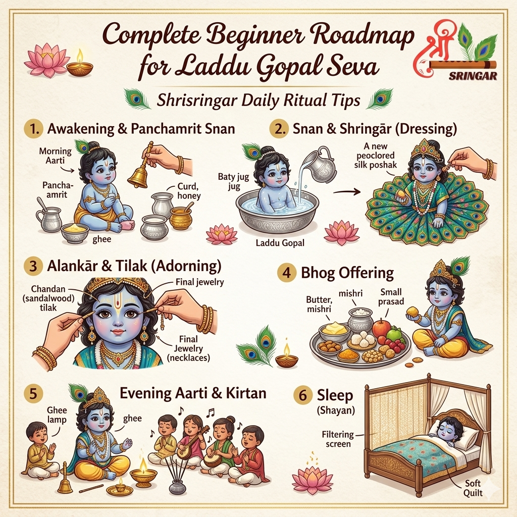 Laddu Gopal Puja Method