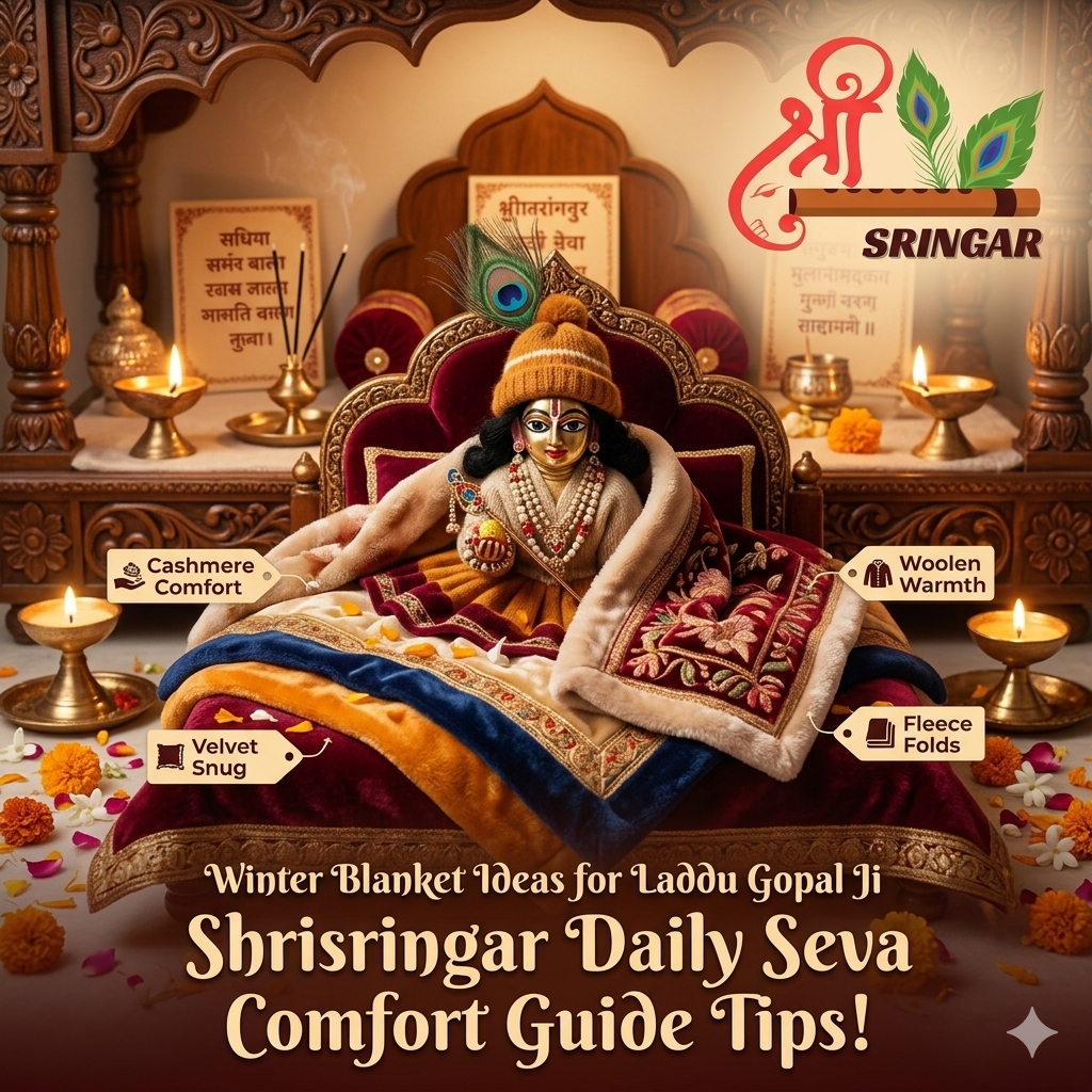 Laddu Gopal winter bedding