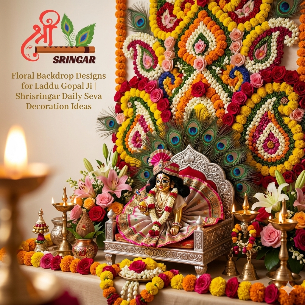 home temple flower design