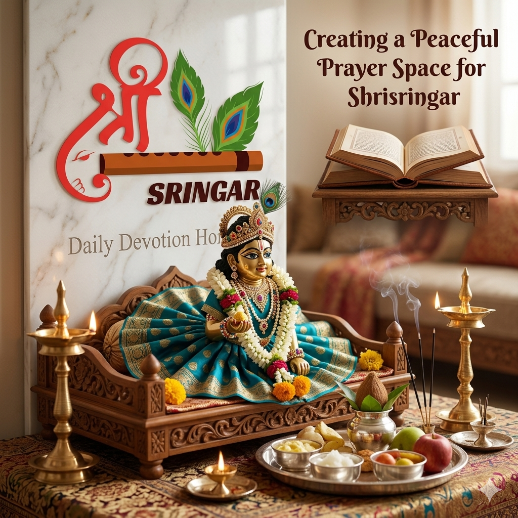 Spiritual prayer room setup