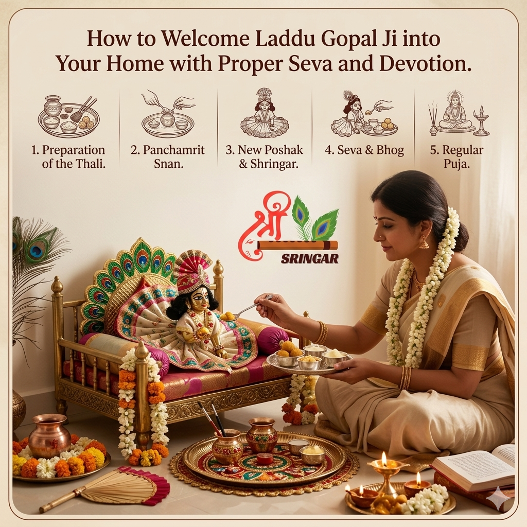 Laddu Gopal Welcome Ceremony